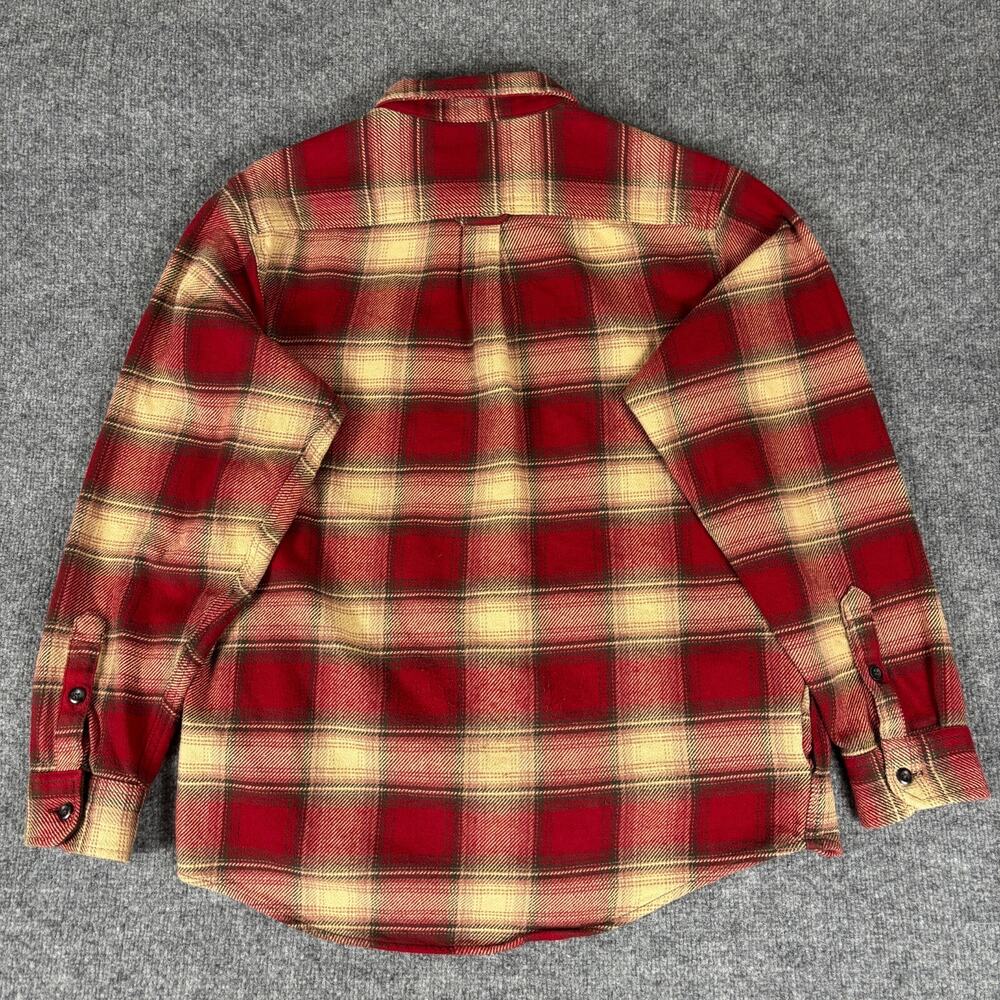 ORVIS Flannel Shirt Plaid Men's Large - Picture 7 of 8